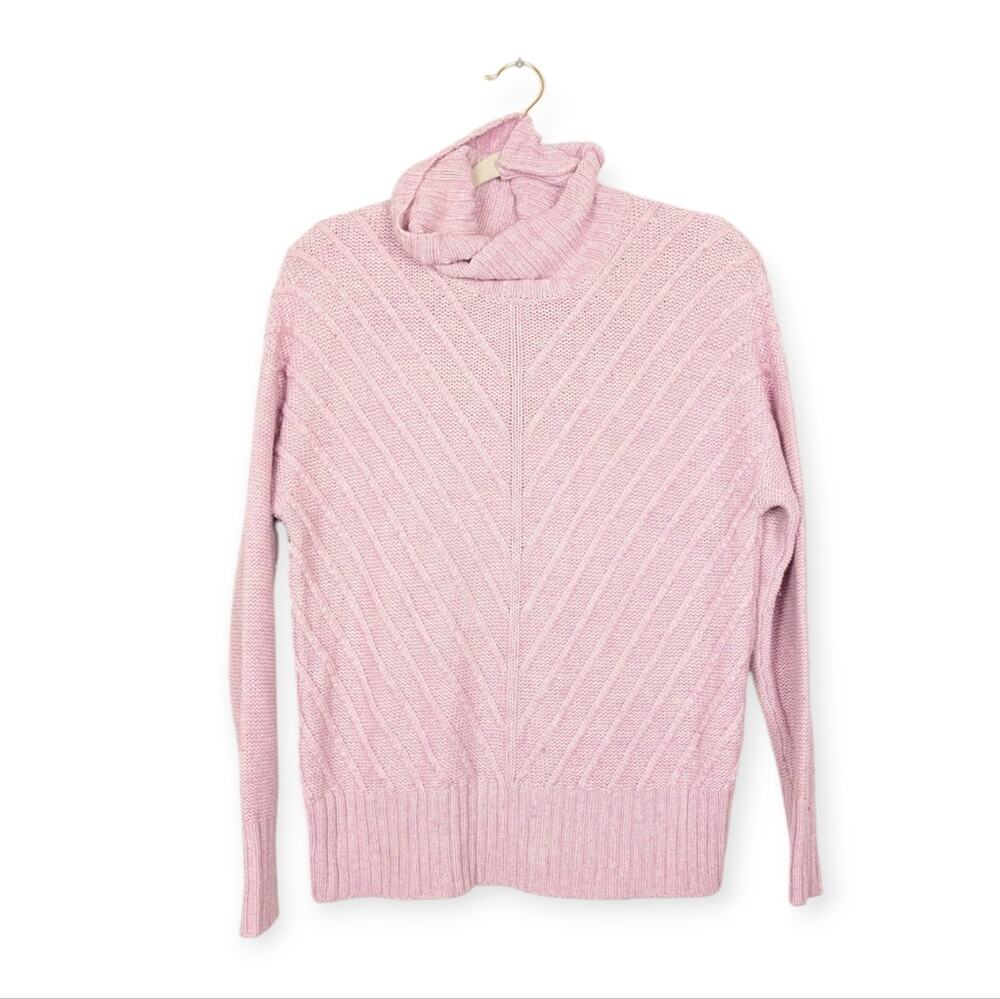 Splendid Arabella Light Pink Cowl Neck Sweater Size XS